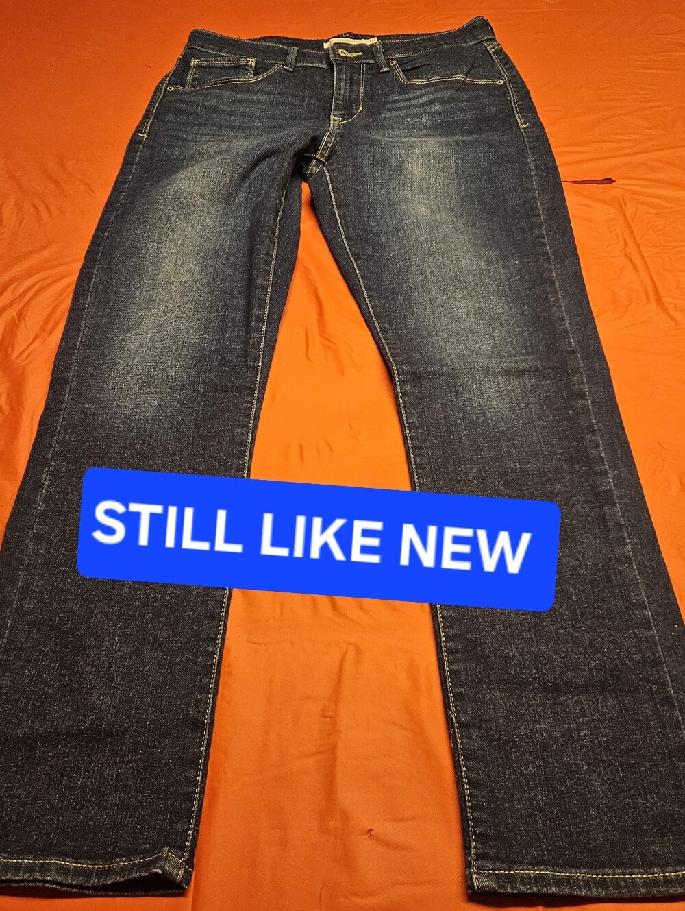 Levis Classic Mid Rise Skinny Denim Size 10×28" Like New